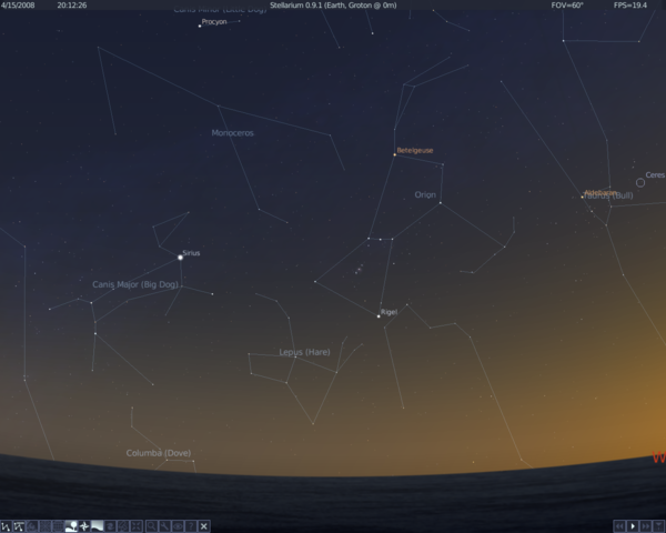 Stellarium Screenshot